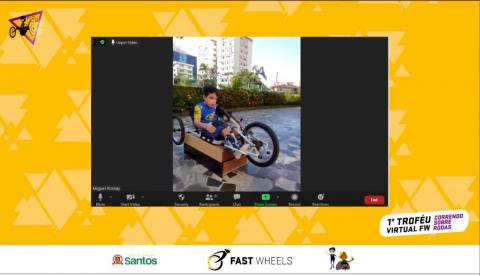 imagem de atleta participando #paratodosverem
