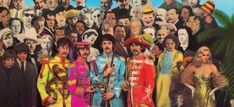 Sgt. Pepper’s Lonely Hearts Club Band. #Pracegover