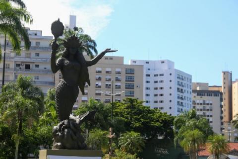 estátua de iemanjá #paratodosverem 