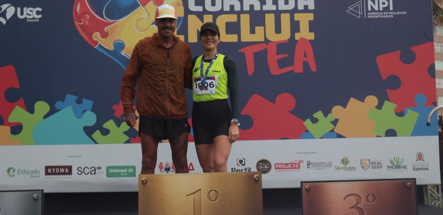 Santos une esporte e inclusão na estreia da Corrida IncluiTEA