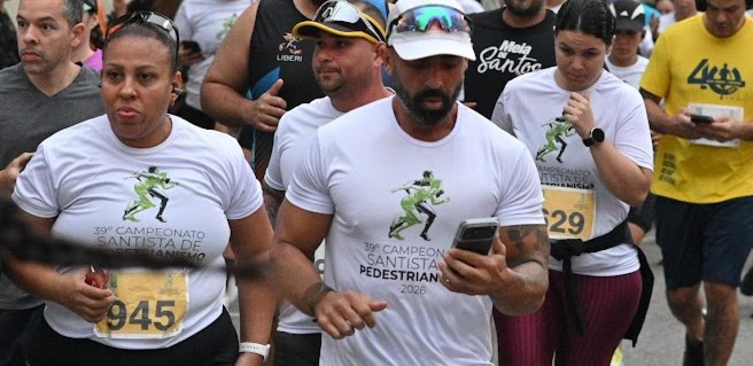 Corrida em Santos tem 92 inscrições gratuitas nesta terça-feira
