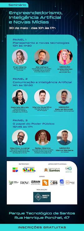 cartaz do evento #paratodosverem