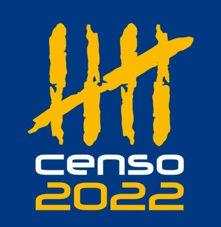 logomarca do censo 2022. #paratodosverem