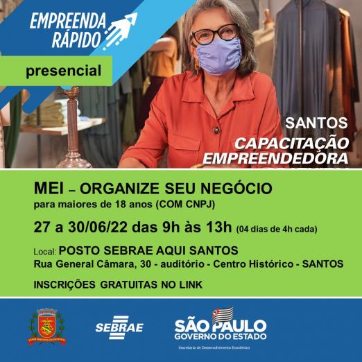 cartaz do curso Organize seu negócio