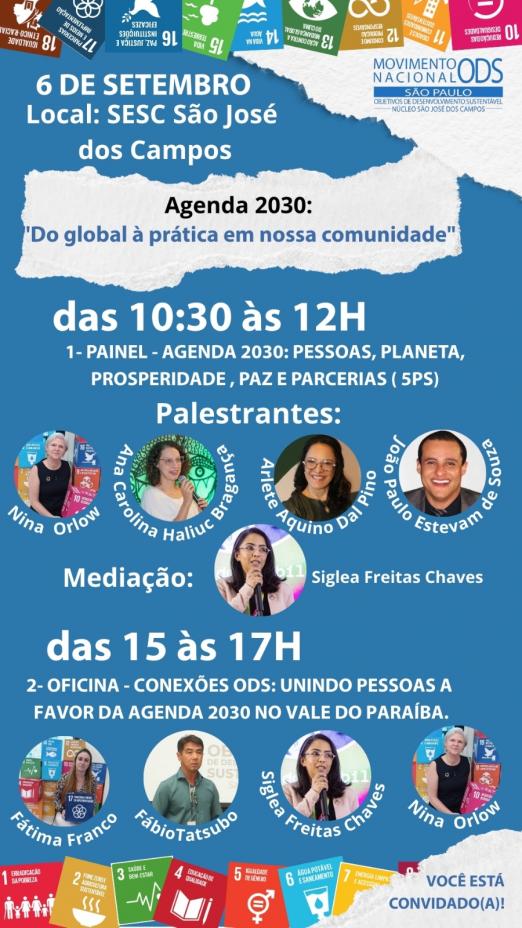 card do evento #paratodosverem 