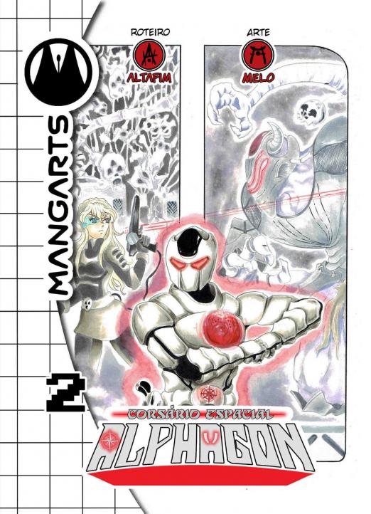 Capa de revista em quadrinhos. #Paratodosverem.