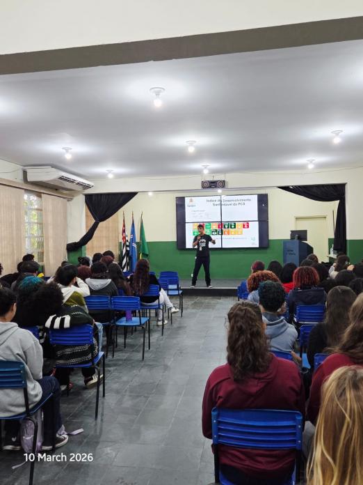 apresentação a alunos #paratodosverem