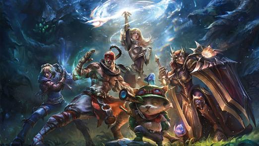 Arte para League of legends. #Pracegover