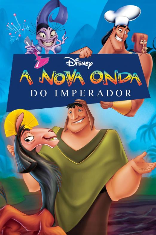 cartaz do filme a nova onda do imperador #paratodosverem