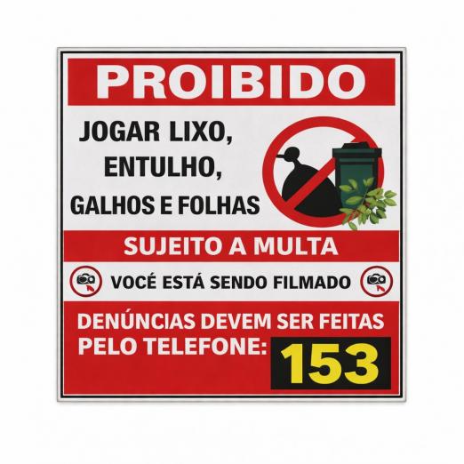placa da campanha #paratodosverem 