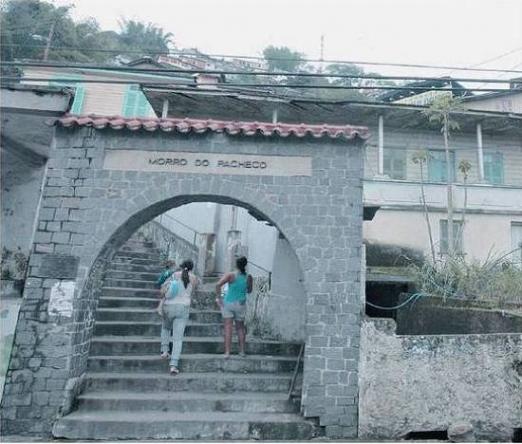 pórtico de entrada no morro do pacheco. #Paratodosverem