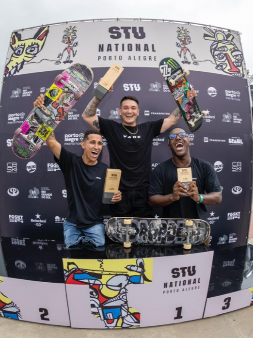 Podio do Paraskate. #Paratodosverem