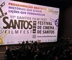 Tela do Santos Film Fest. #Paratodosverem