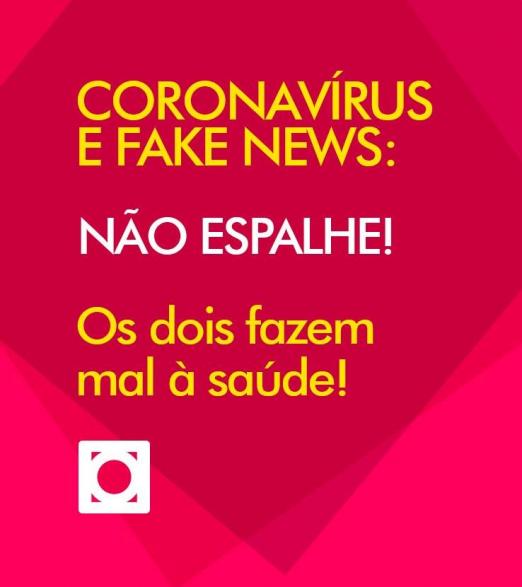 arte esclarece que as pessoas não devem espalhar fake news #paratodosverem 