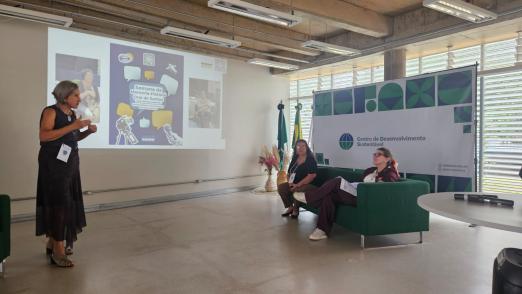 mulheres apresentam projeto #paratodosverem