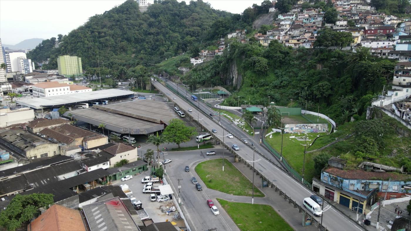 foto aerea do viaduto #paratodosverem