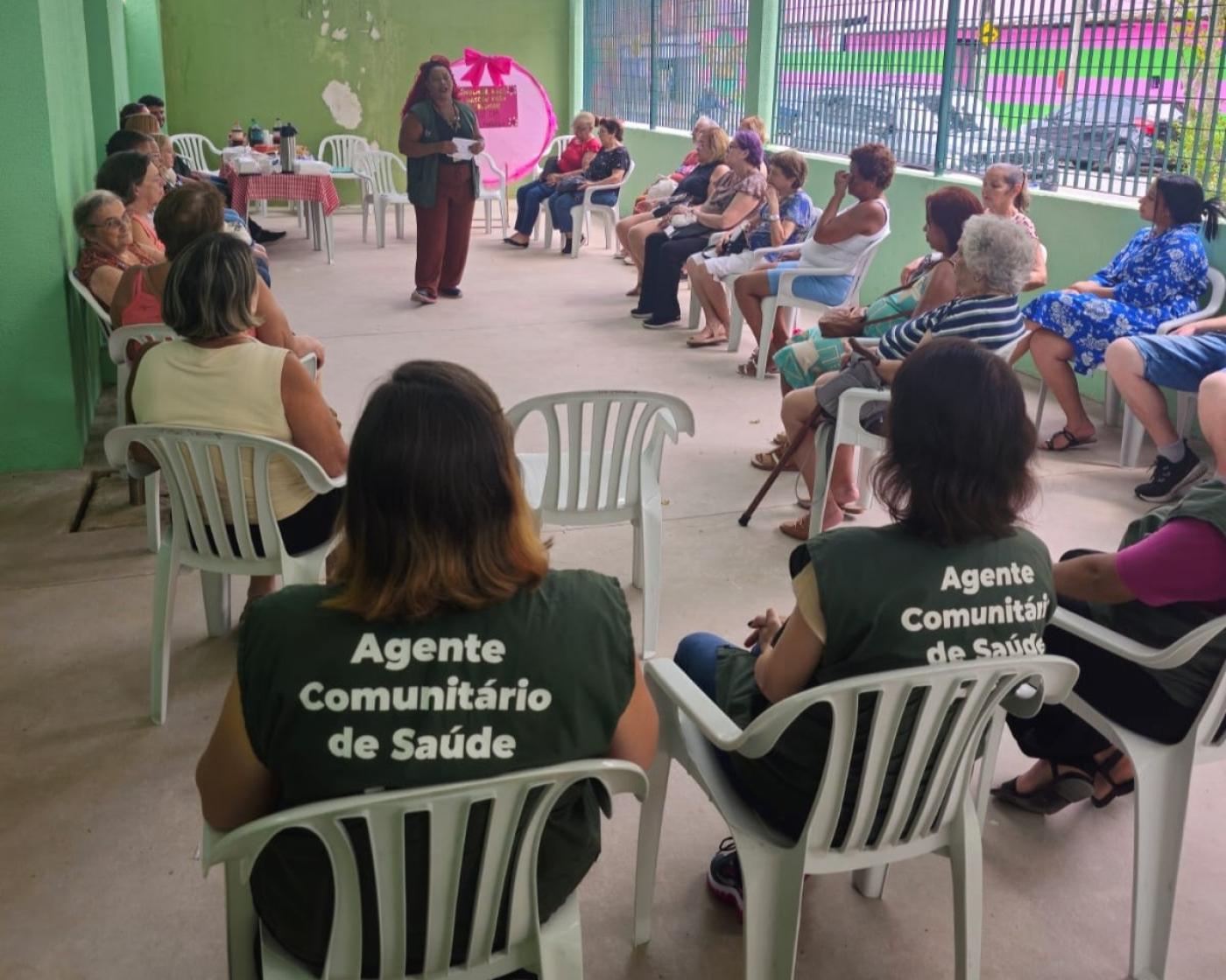 Agentes Comunitárias de Saúde. #Paratodosverem