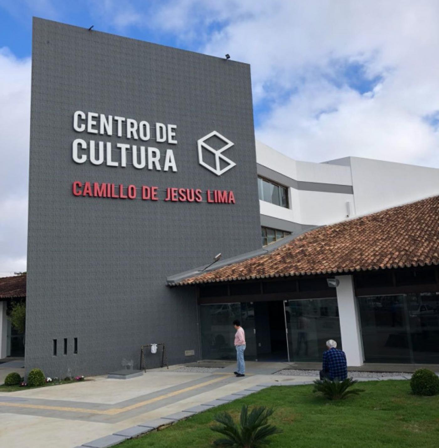 fachada de sede do evento #paratodosverem