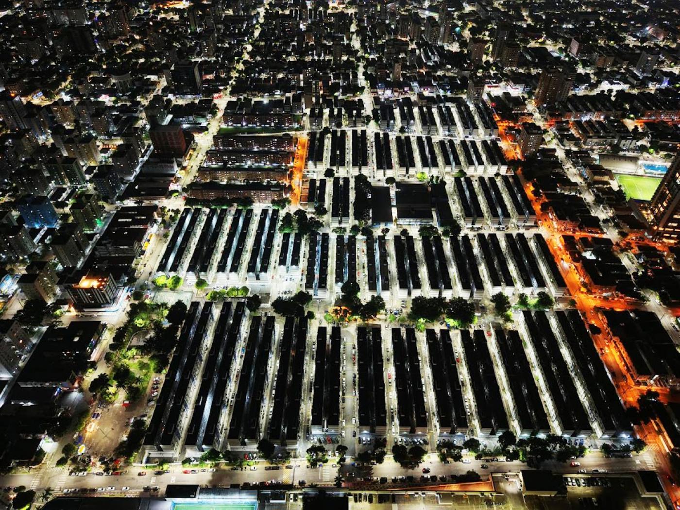 visão aérea da iluminação #paratodosverem