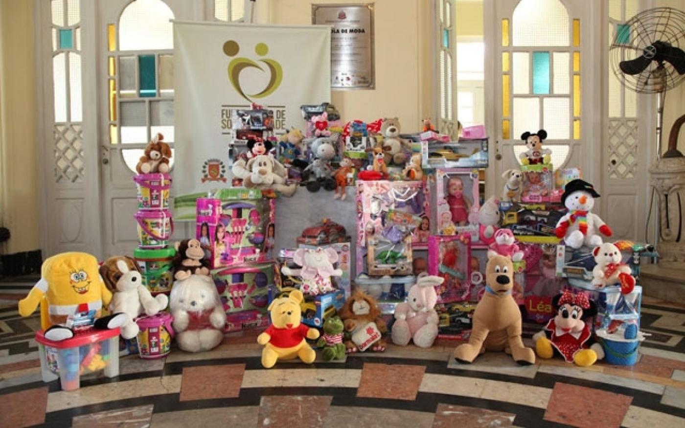 Doação de brinquedos. #Paratodosverem