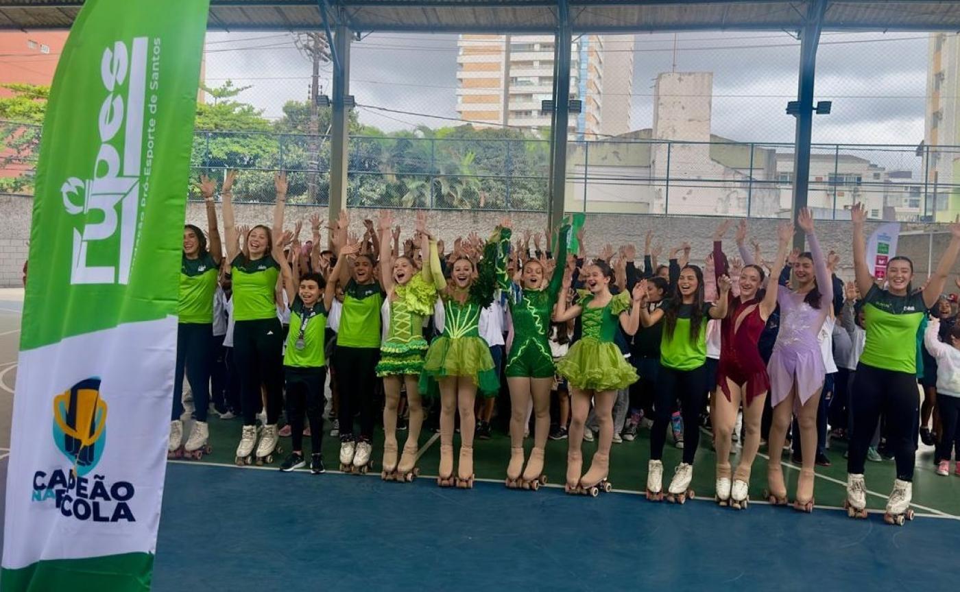 Campeão na Escola na UME Dino Bueno. #Paratodosverem