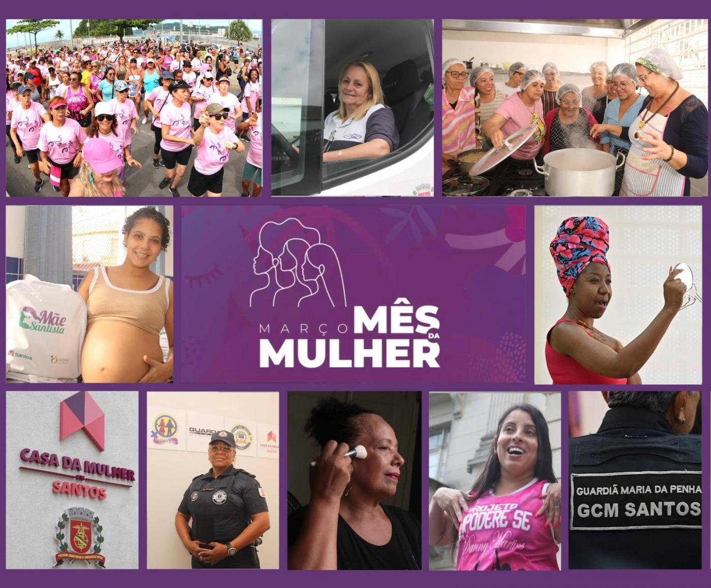 Mural homenageando as mulheres. #Paratodosverem