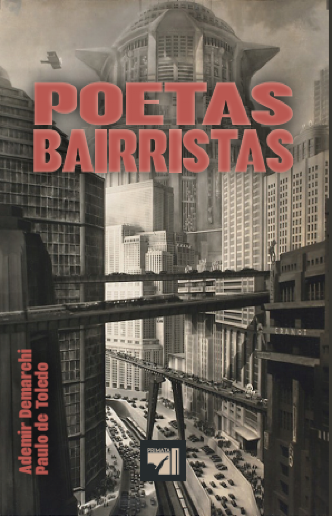 capa do livro poetas bairristas. #paratodosverem 