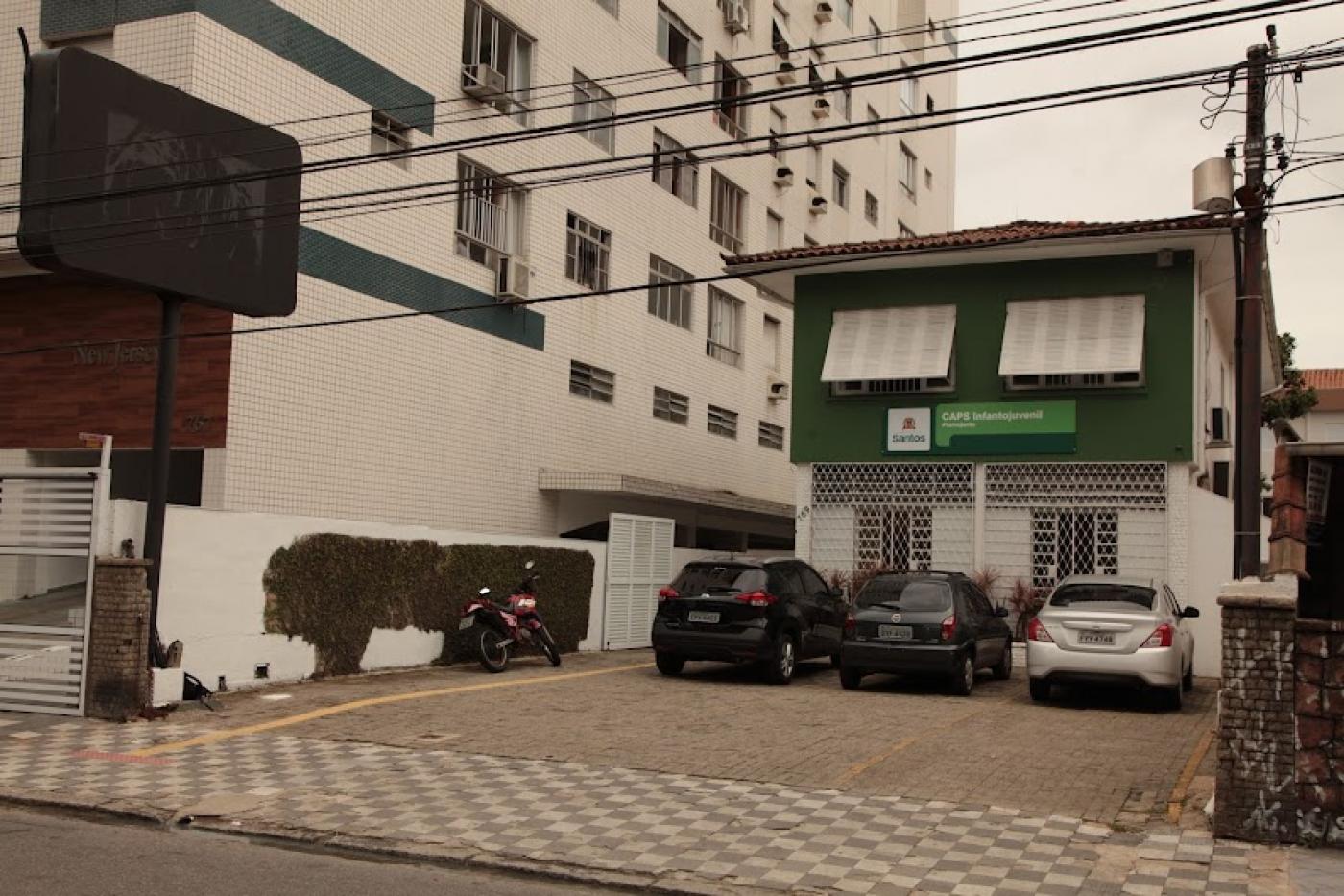 fachada de centro de atenção psicossocial em Santos. #paratodosverem
