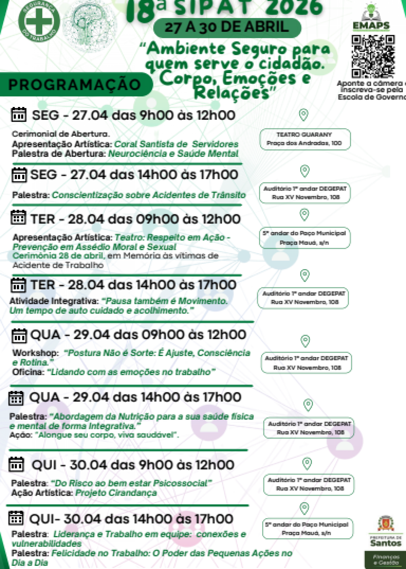 card do evento #paratodosverem 