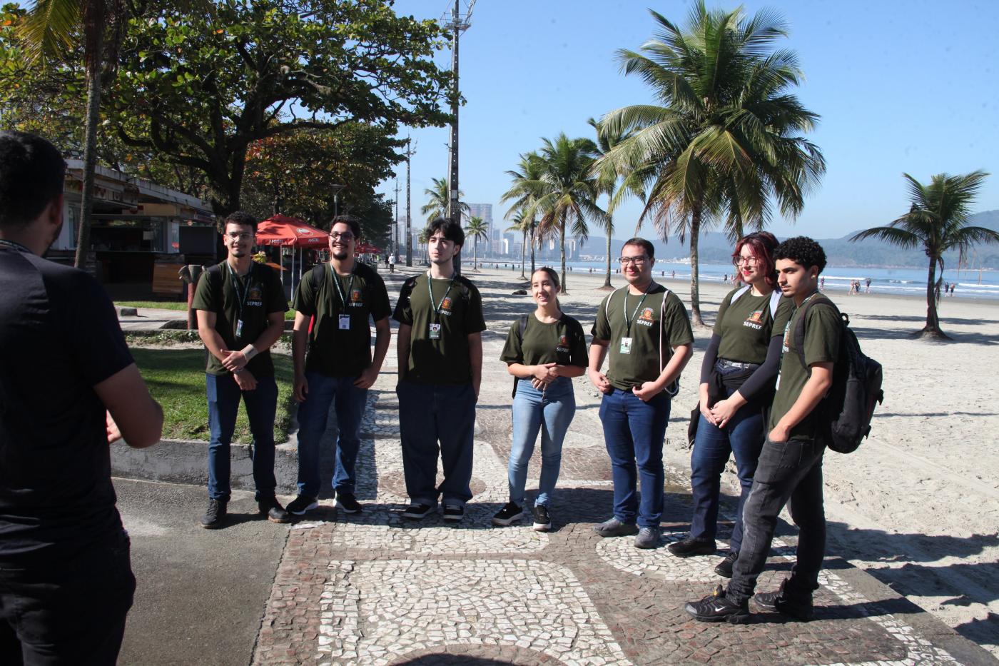 Guardiões cidadãos recebem instruções antes do trabalho #paratodosverem