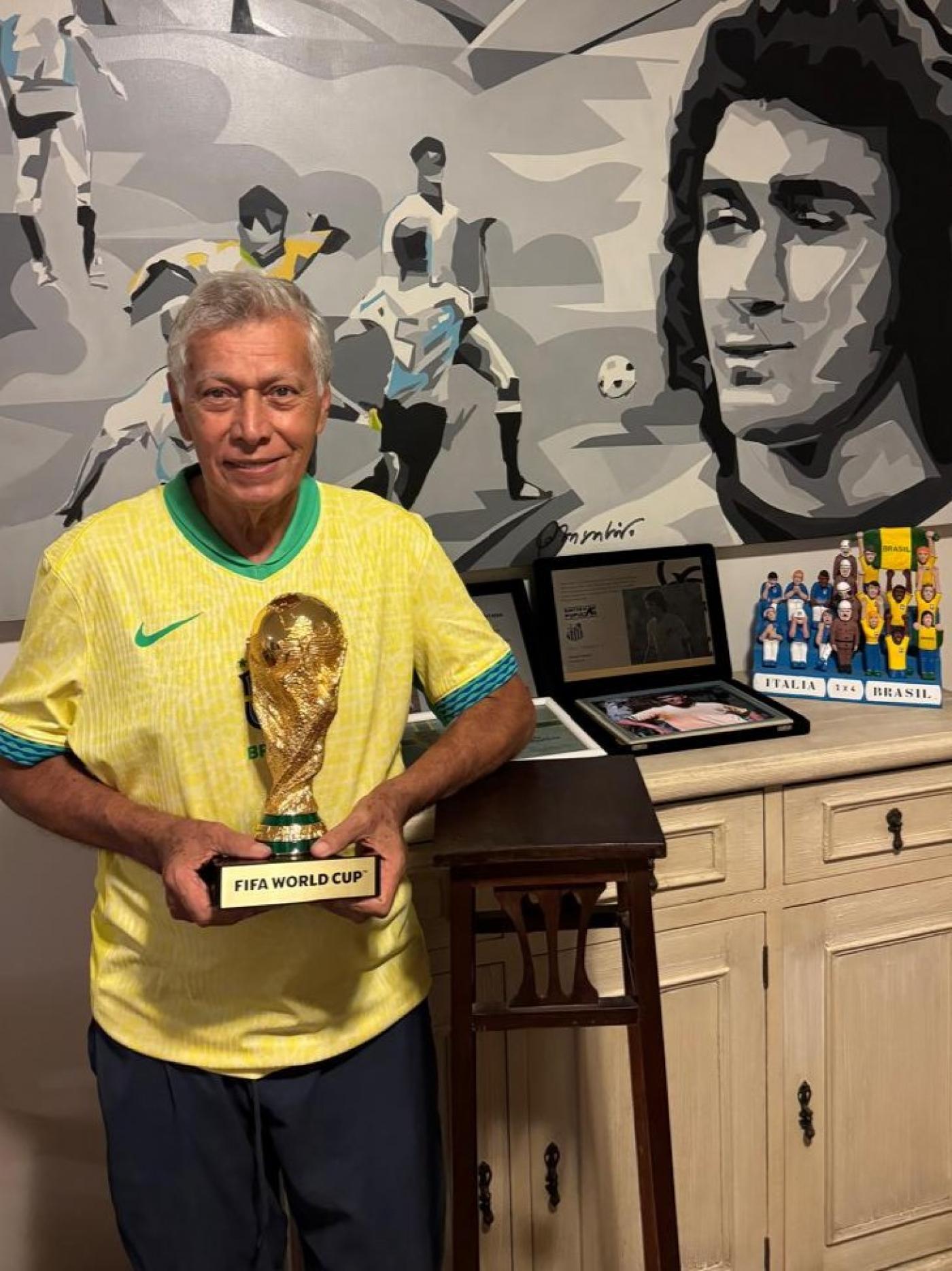Clodoaldo e a taça. #Paratodosverem