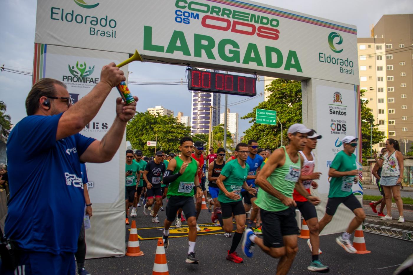 Largada da Corrida ODS. #Paratodosverem