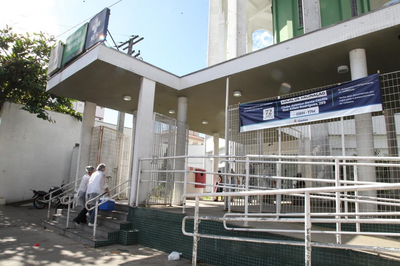 fachada da policlínica da aparecida. #paratodosverem