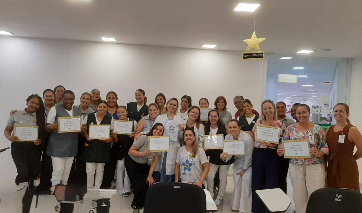 Equipe do Ambulatório Nelson Teixeira. #Paratodosverem