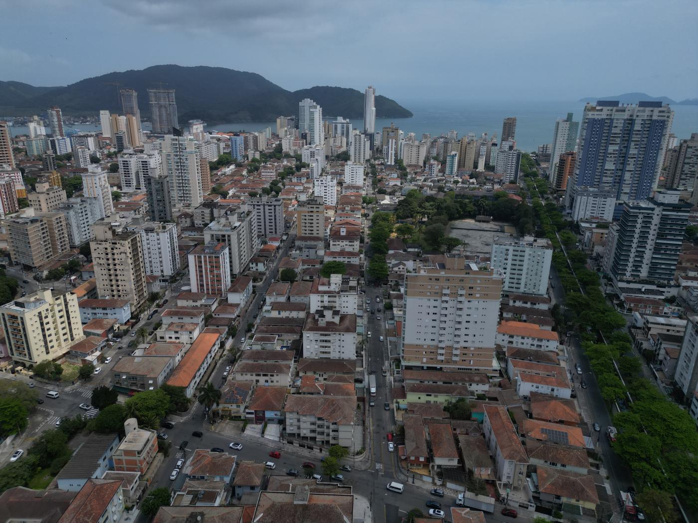 visão aérea da Ponta da Praia #paratodosverem