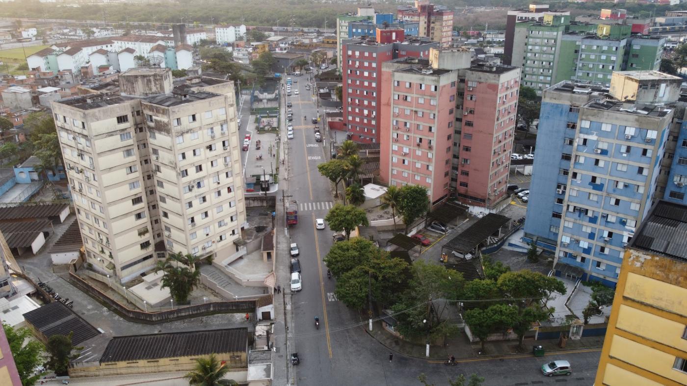 vista aérea de conjunto habitacional no bairro saboó. #paratodosverem 