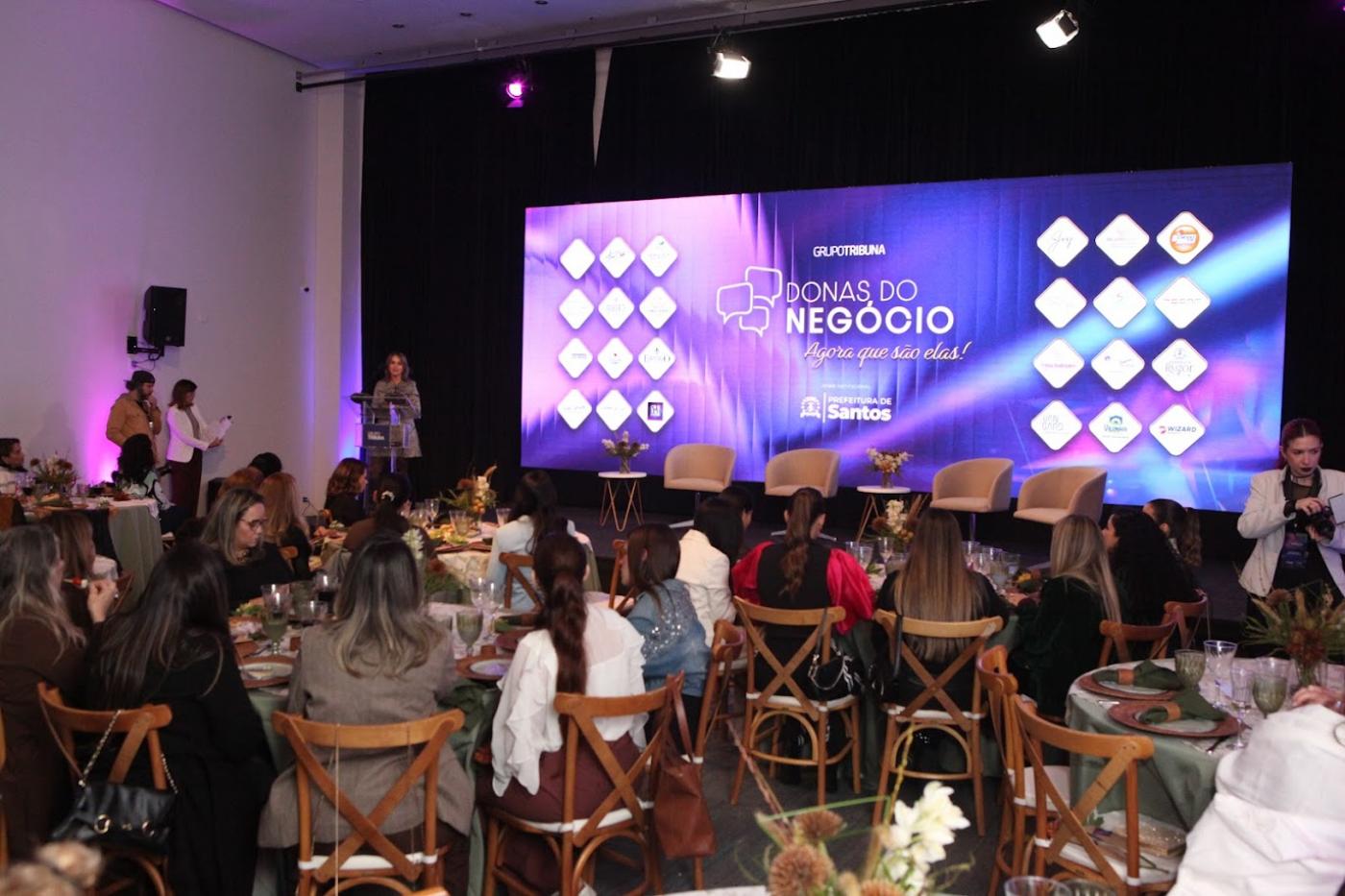 Evento Donas do Negócio. #Paratodosverem