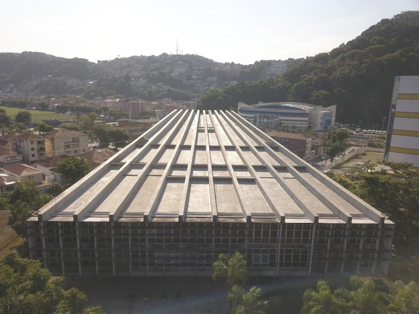 cobertura do teatro municipal #paratodosverem