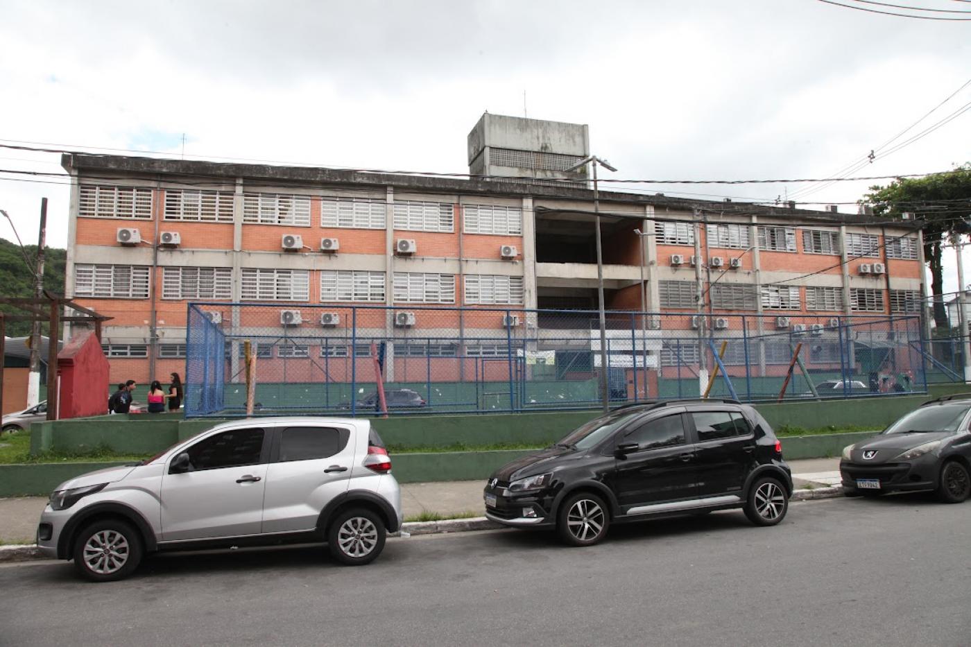 fachada de escola #paratodosverem 