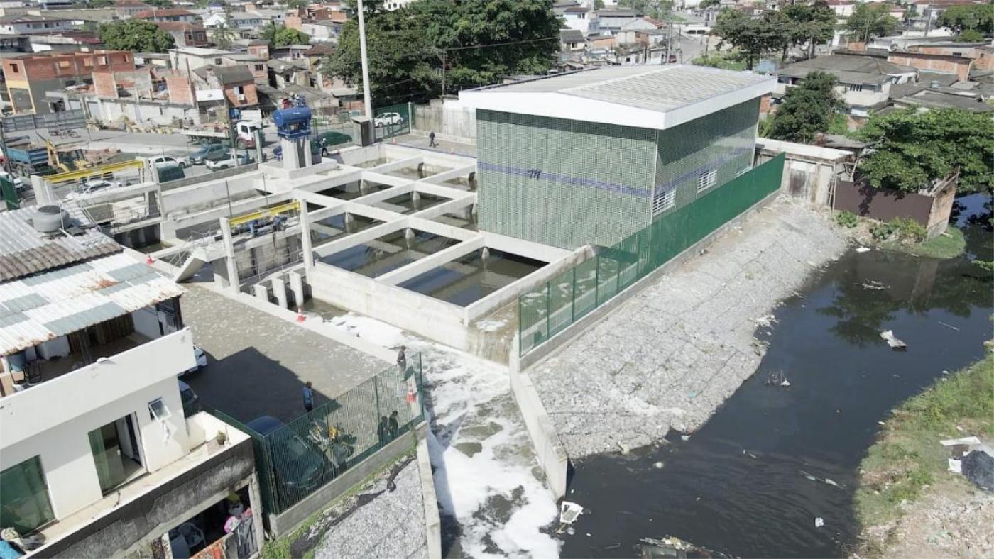 visão aérea da estação #paratodosverem 