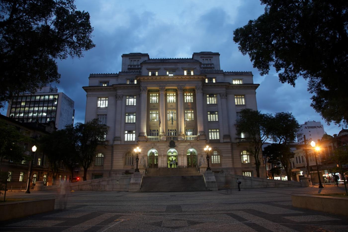 A fachada do Palácio José Bonifácio. #Paratodosverem