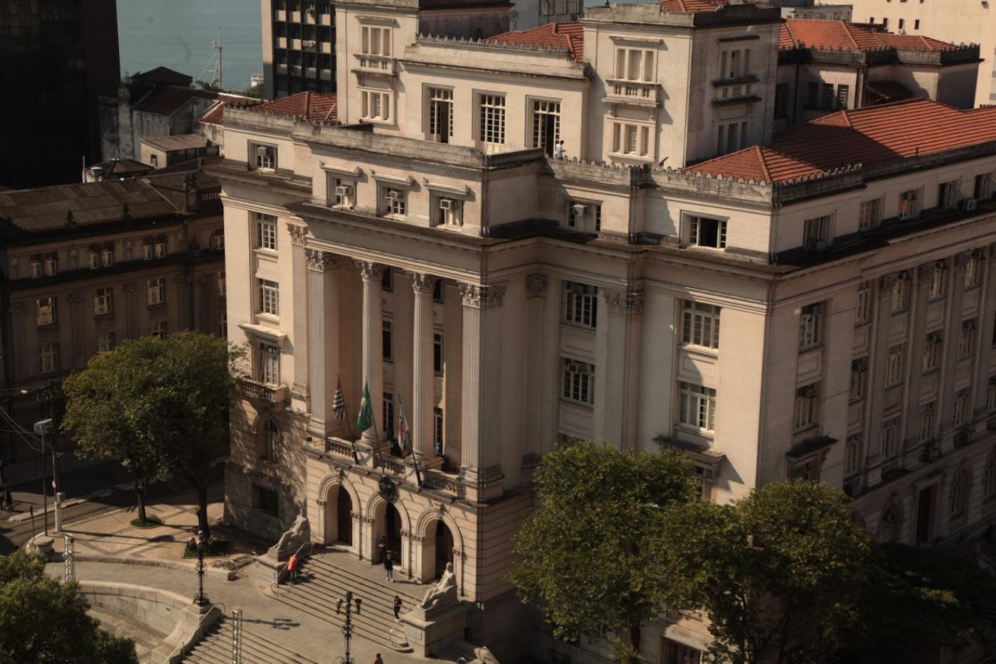 fachada do palácio José Bonifácio. #Paratodosverem