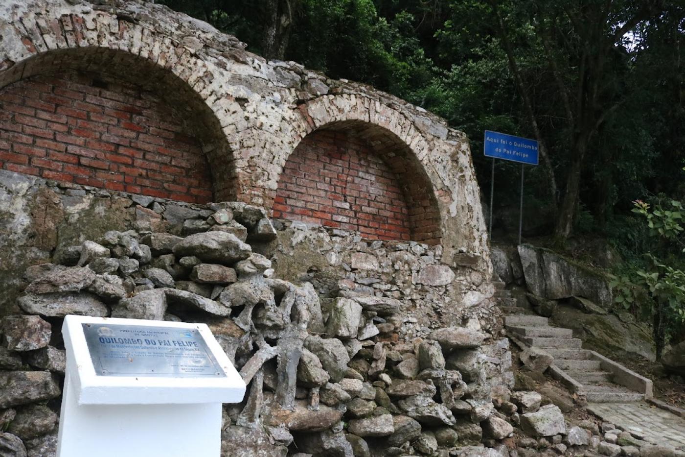 entrada do quilombo #paratodosverem