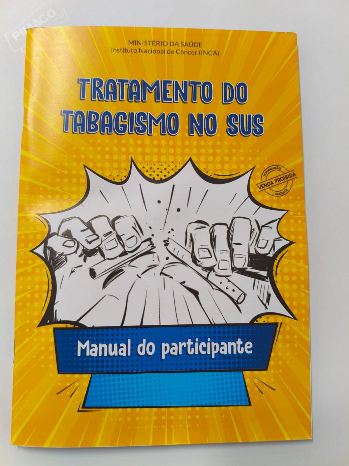 folheto contra o fumo #paratodosverem