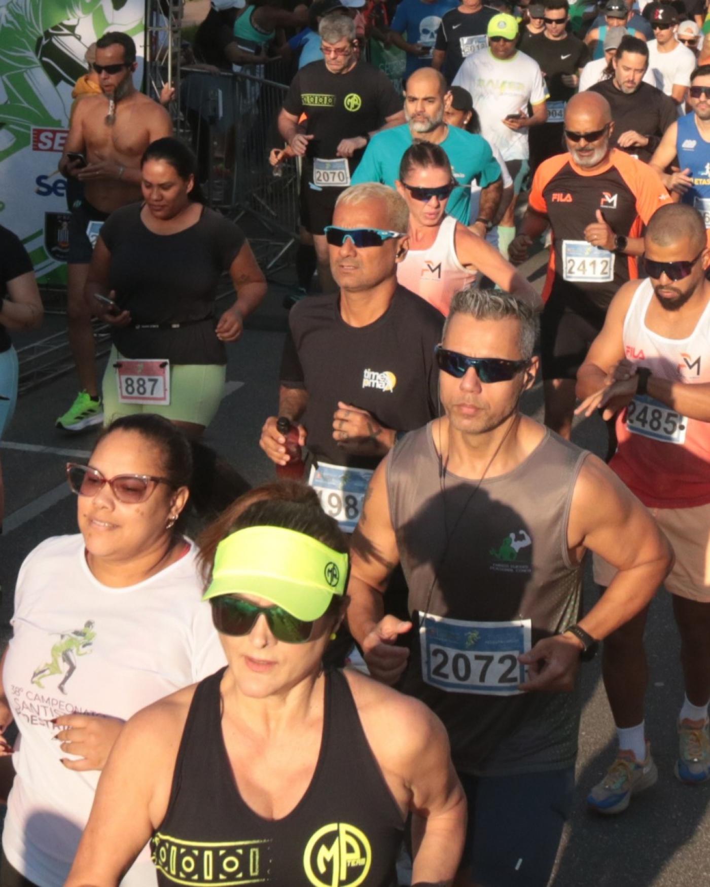 Largada de corrida. #Paratodosverem