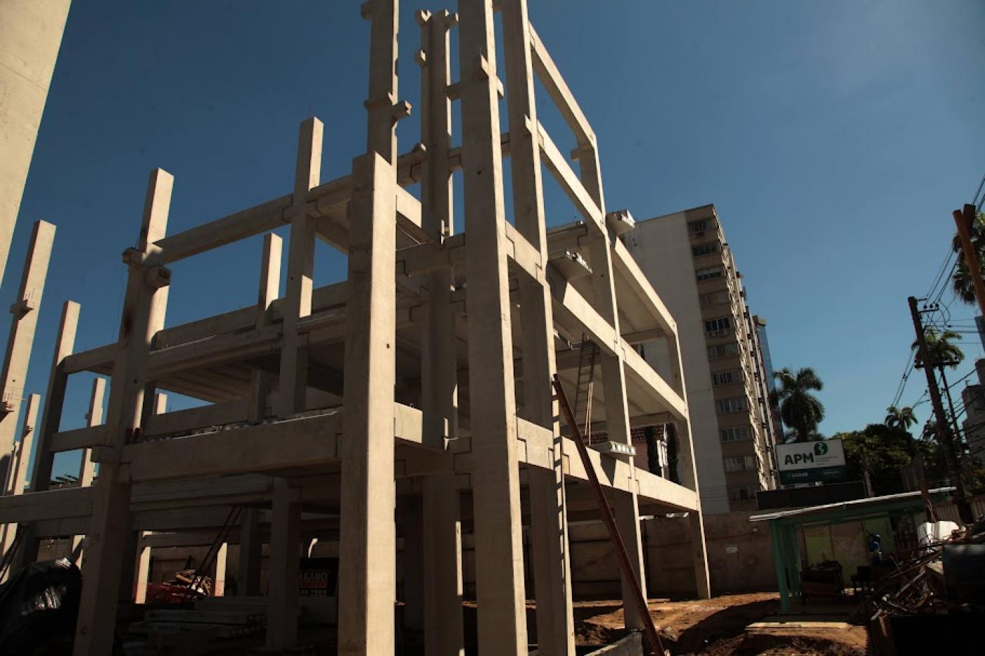 esturutra pré-moldada de obra. #paratodosverem 