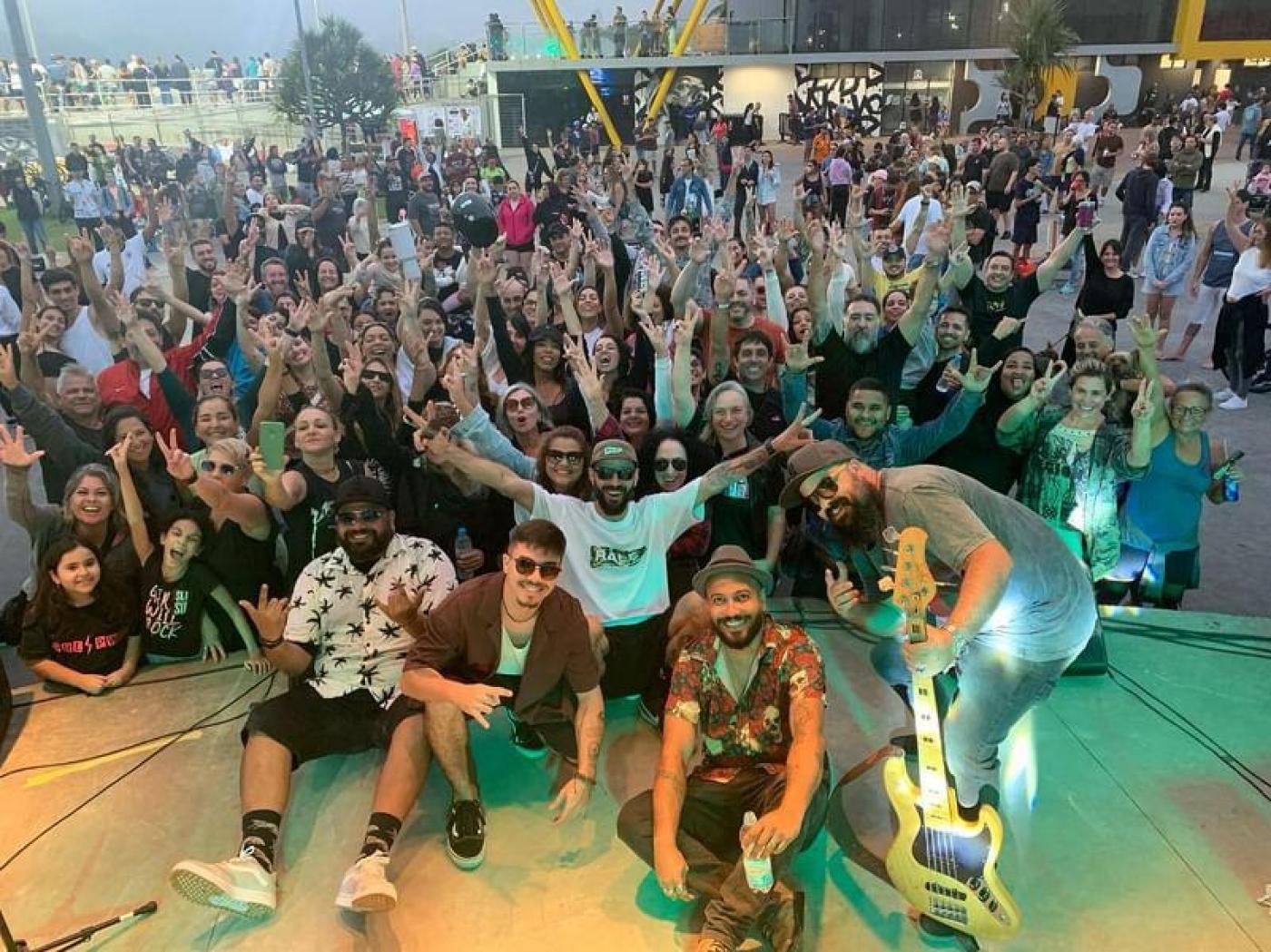 Publico e participantes do Festival. #Paratodosverem