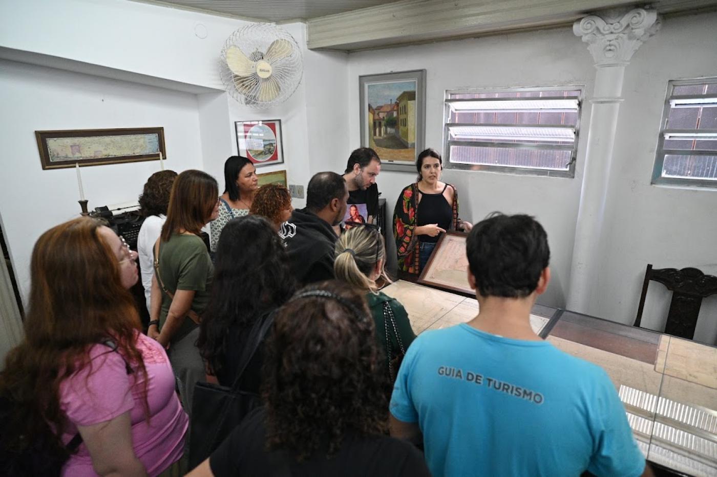 guias participando da capacitação #paratodosverem 