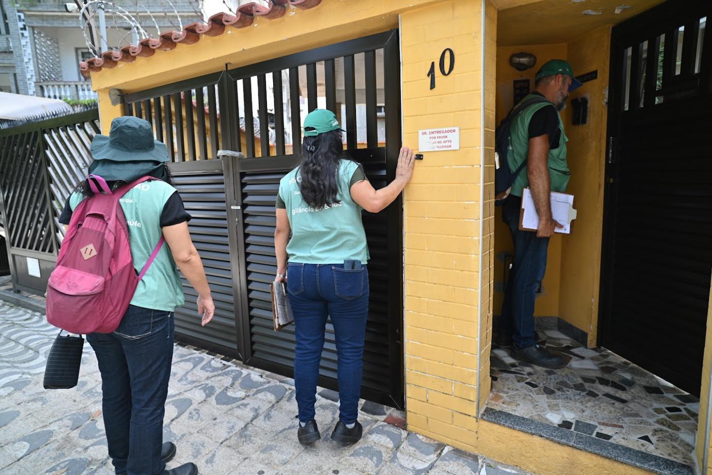 Vistoria em casas no Marapé. #Paratodosverem.