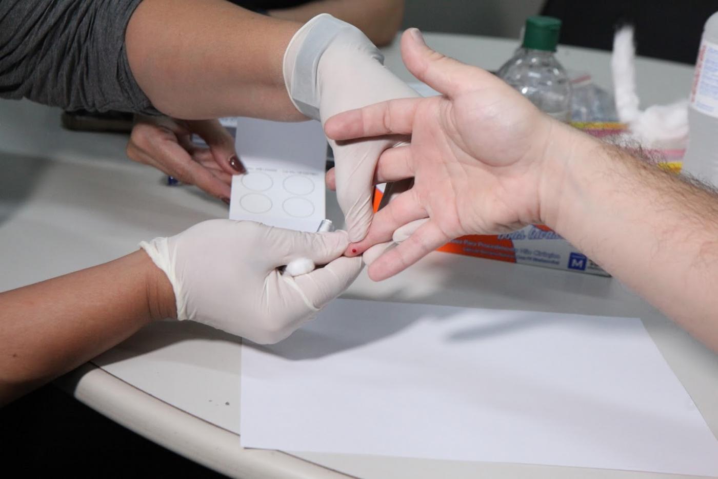 Teste de DNA no Mutirão. #Paratodosverem